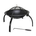 Foyer et barbecue en acier pliable